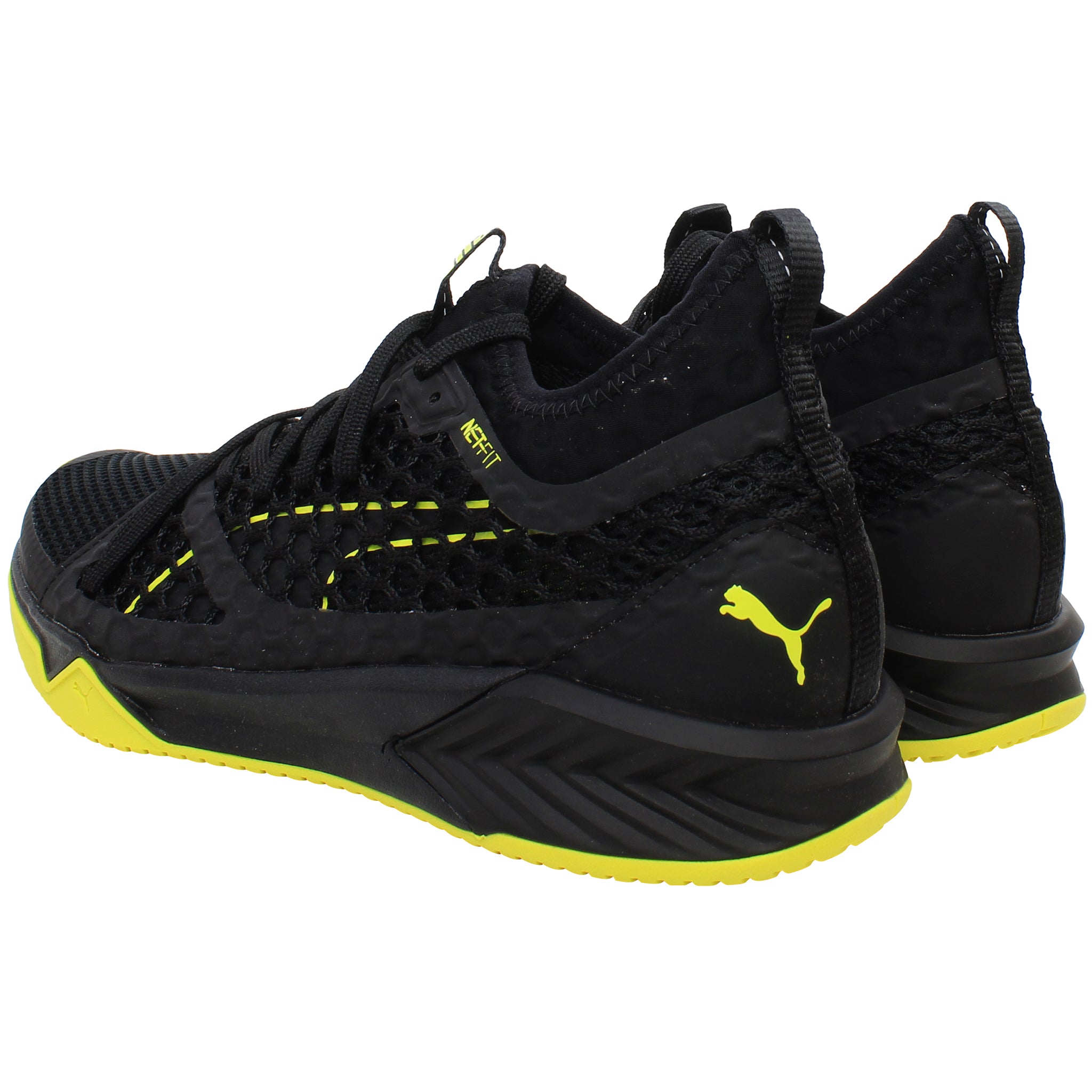 Puma Ignite XT Netfit Womens Black Trainers