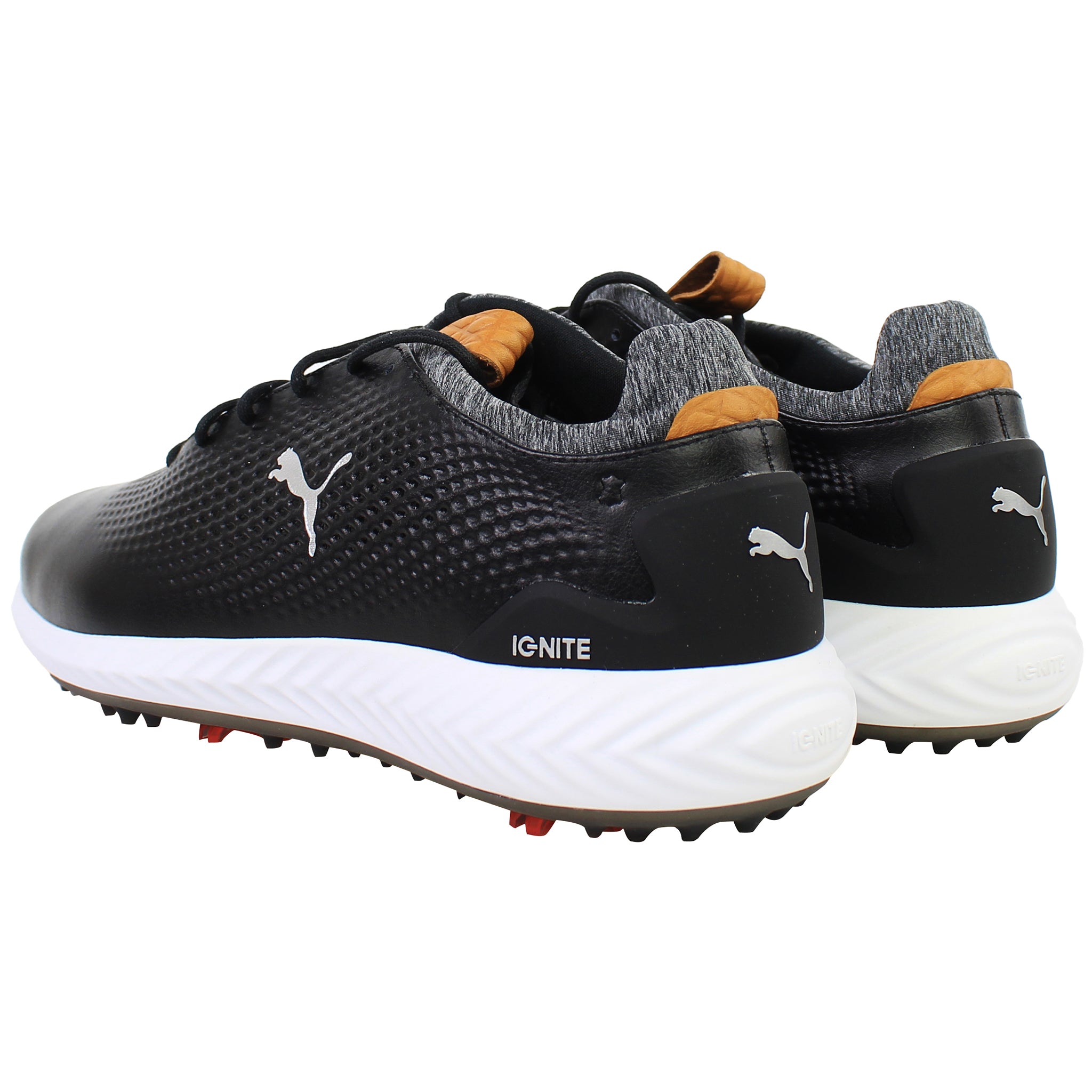 Puma Power Adapt 2.0 Mens Black Golf Shoes