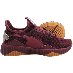 Puma Defy Luxe Womens Burgundy Trainers