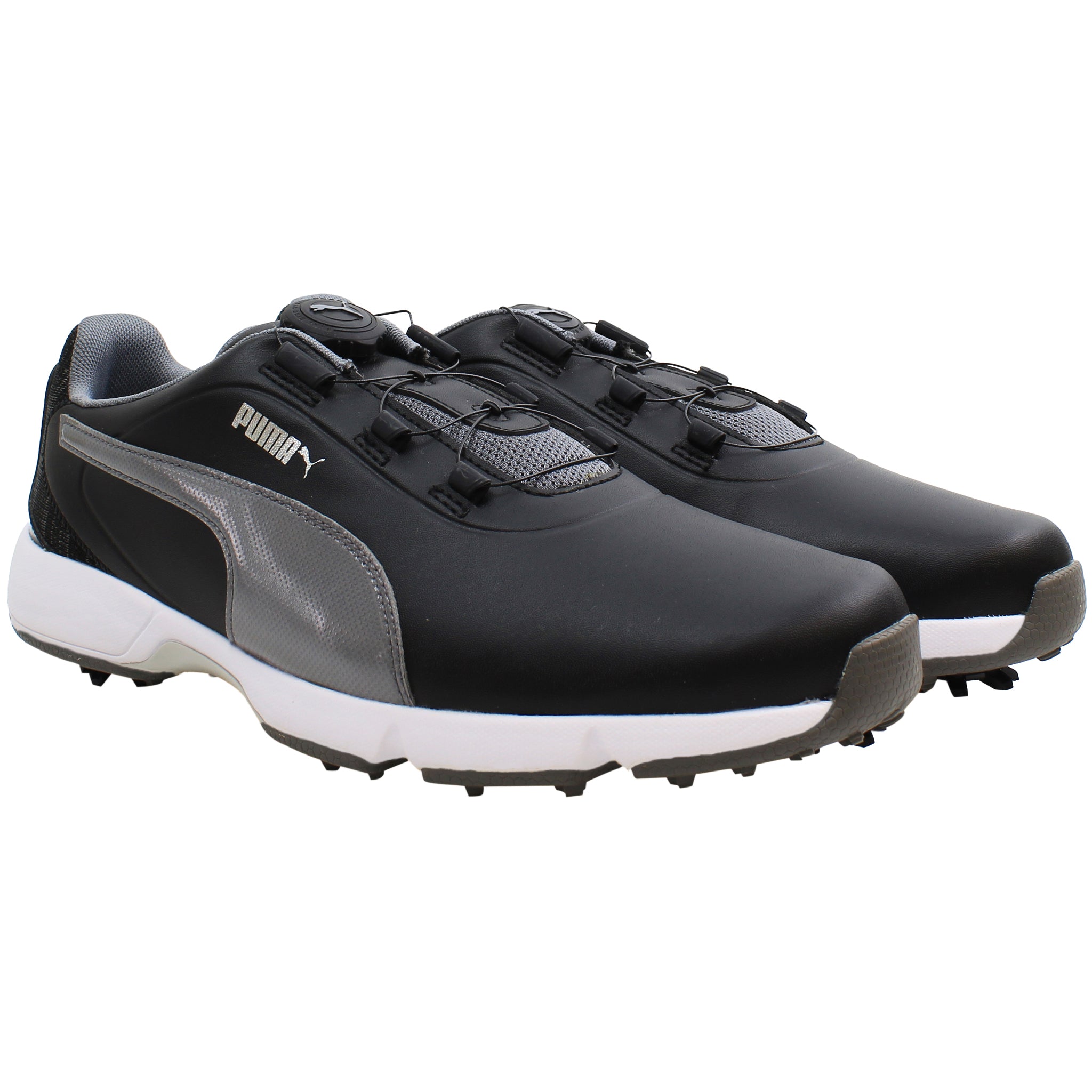 Puma Drive Fusion Mens Black Golf Shoes