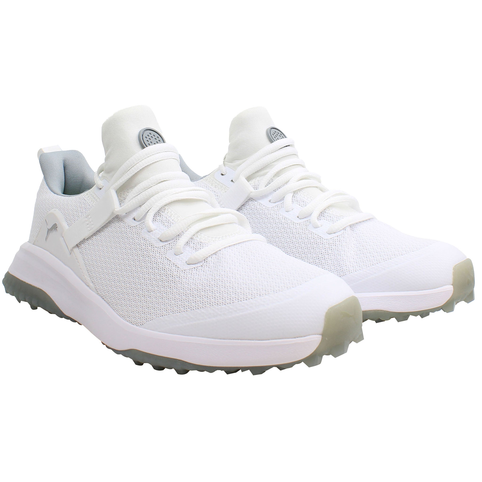 Puma Fushion Evo Mens White Golf Shoes