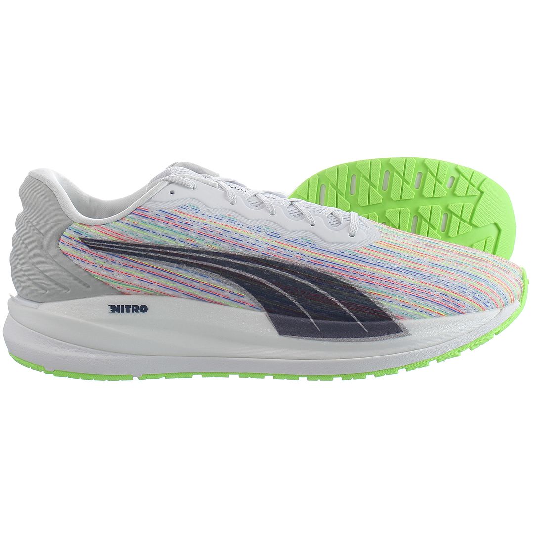 Puma Magnify Nitro SP Mens White Running Shoes