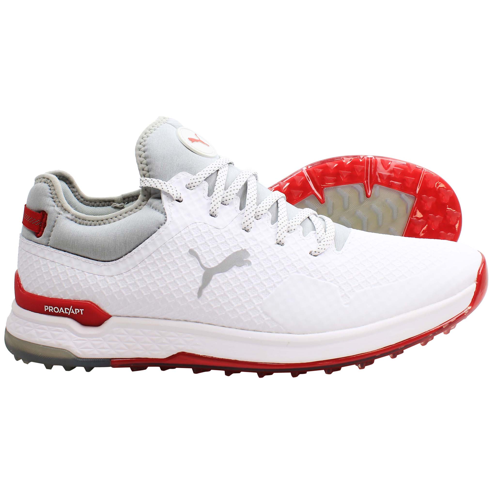 Puma Proadapt Alphacat Mens White Golf Shoes