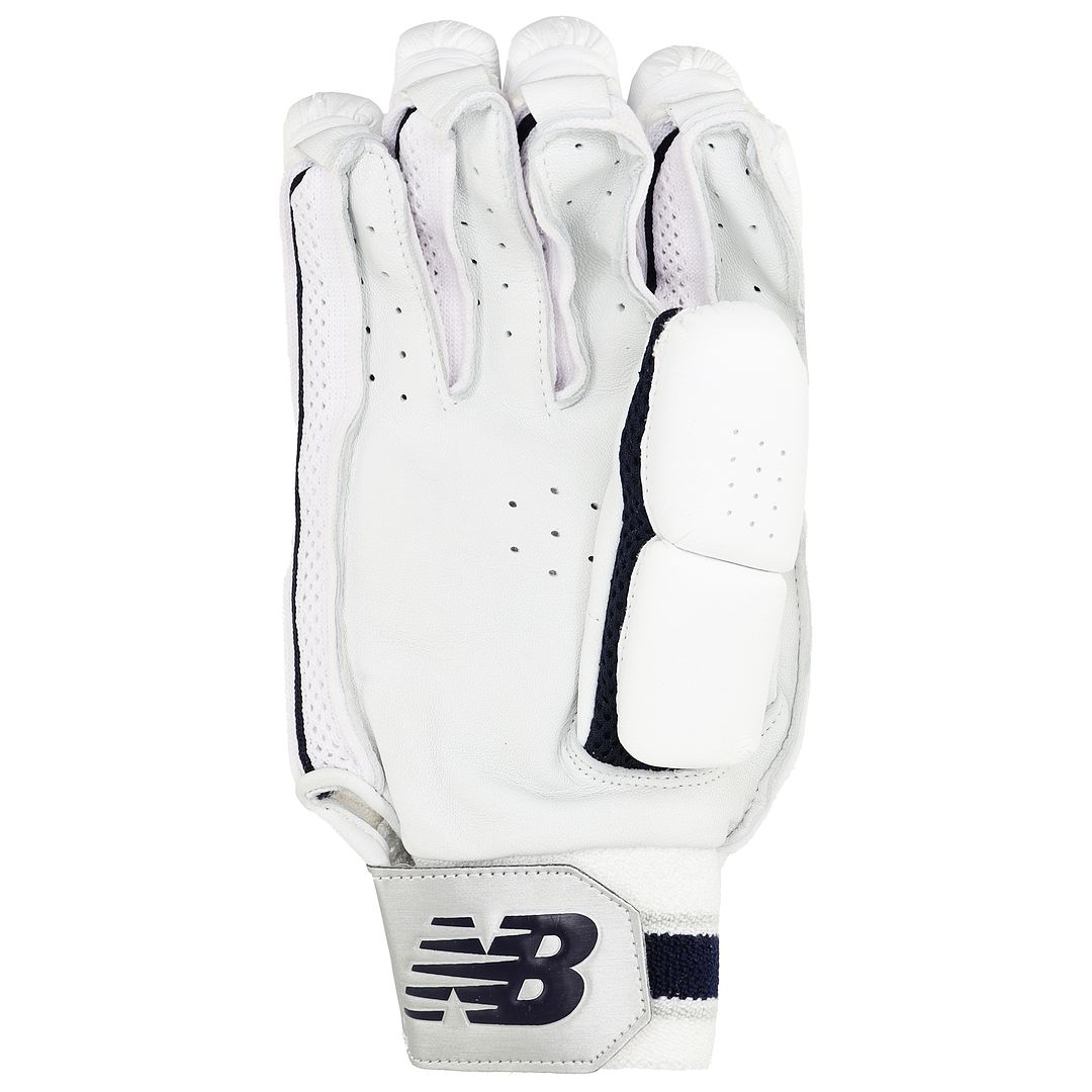 New Balance Heritage+ Junior Youth White Cricket Batting Gloves