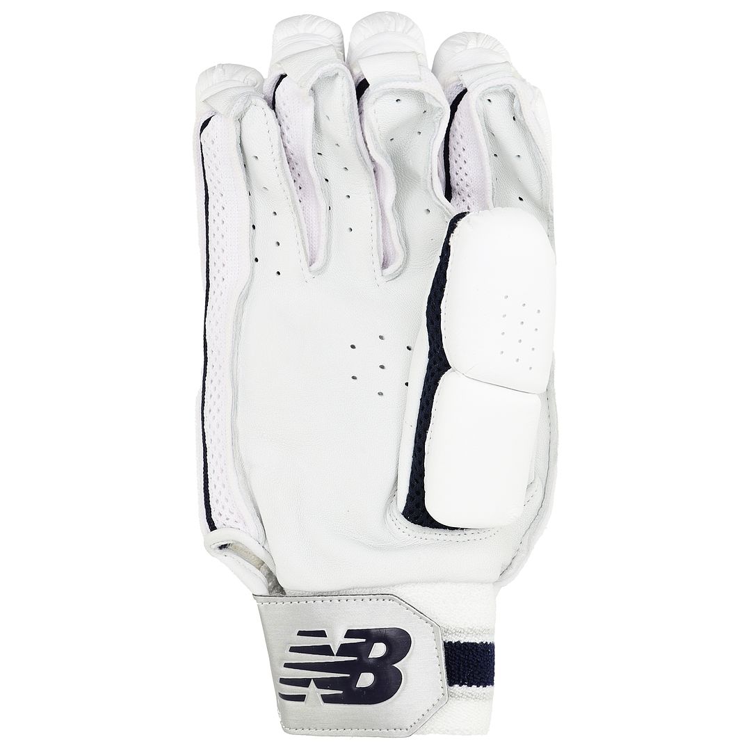 New Balance Heritage+ Adults Mens White Cricket Batting Gloves