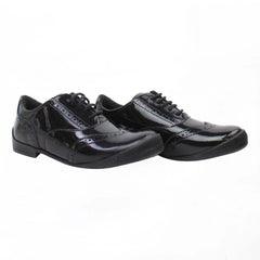 Kickers Bridie Brogue Kids Black Shoes NO BOX