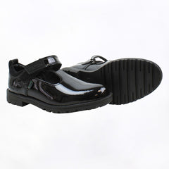 Kickers Lachly T-Bar Kids Black Shoes NO BOX