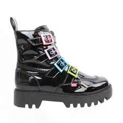 Kickers x Confetti Crowd Kizzie Higher Womens Black Boots NO BOX