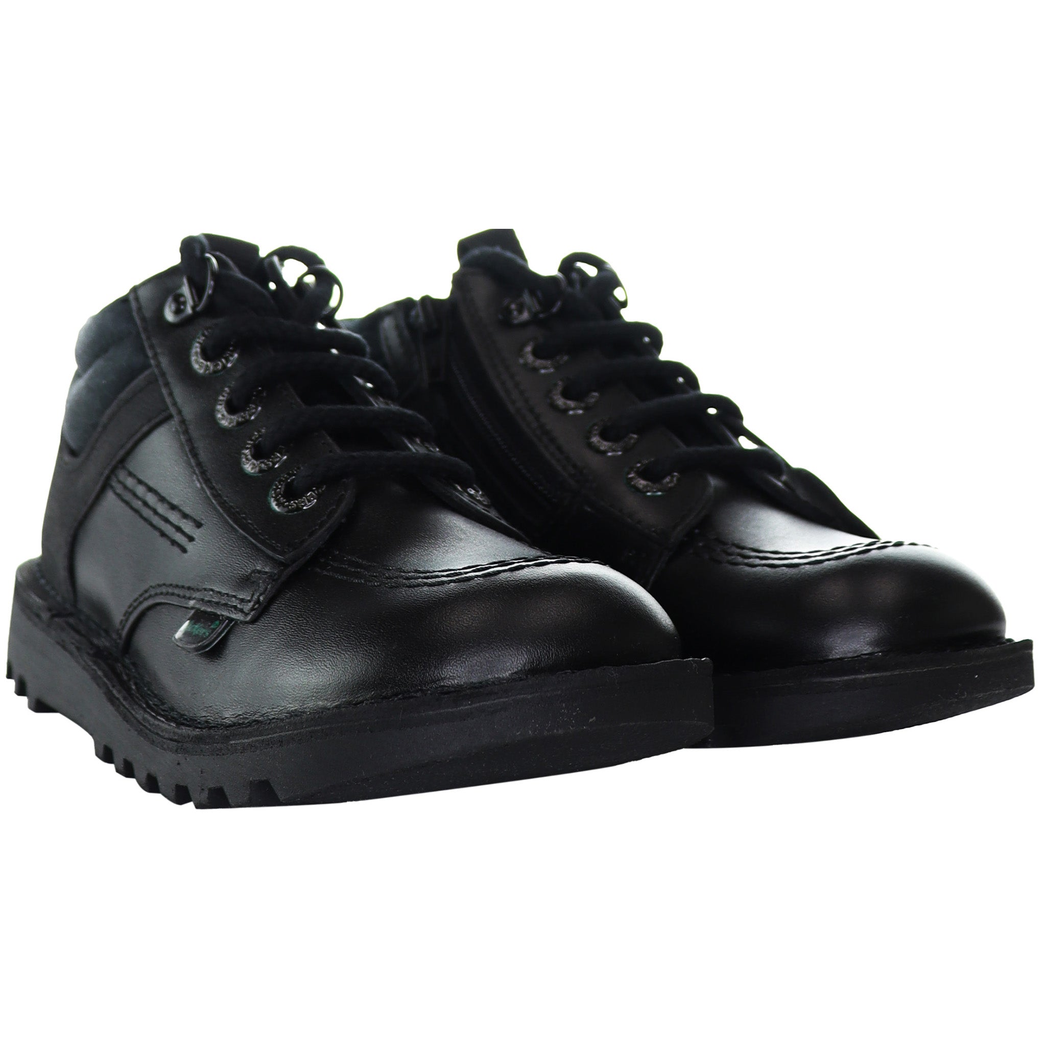 Kickers Lo Flex Kids Black Shoes