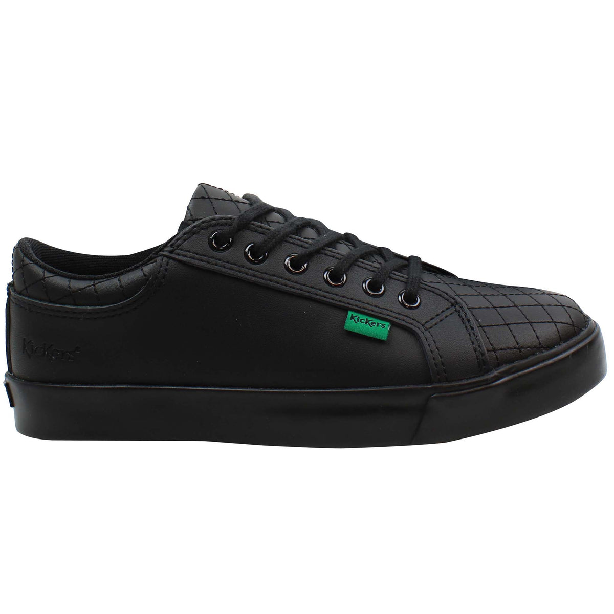 Kickers Tovni Y Quilt Kids Black Trainers