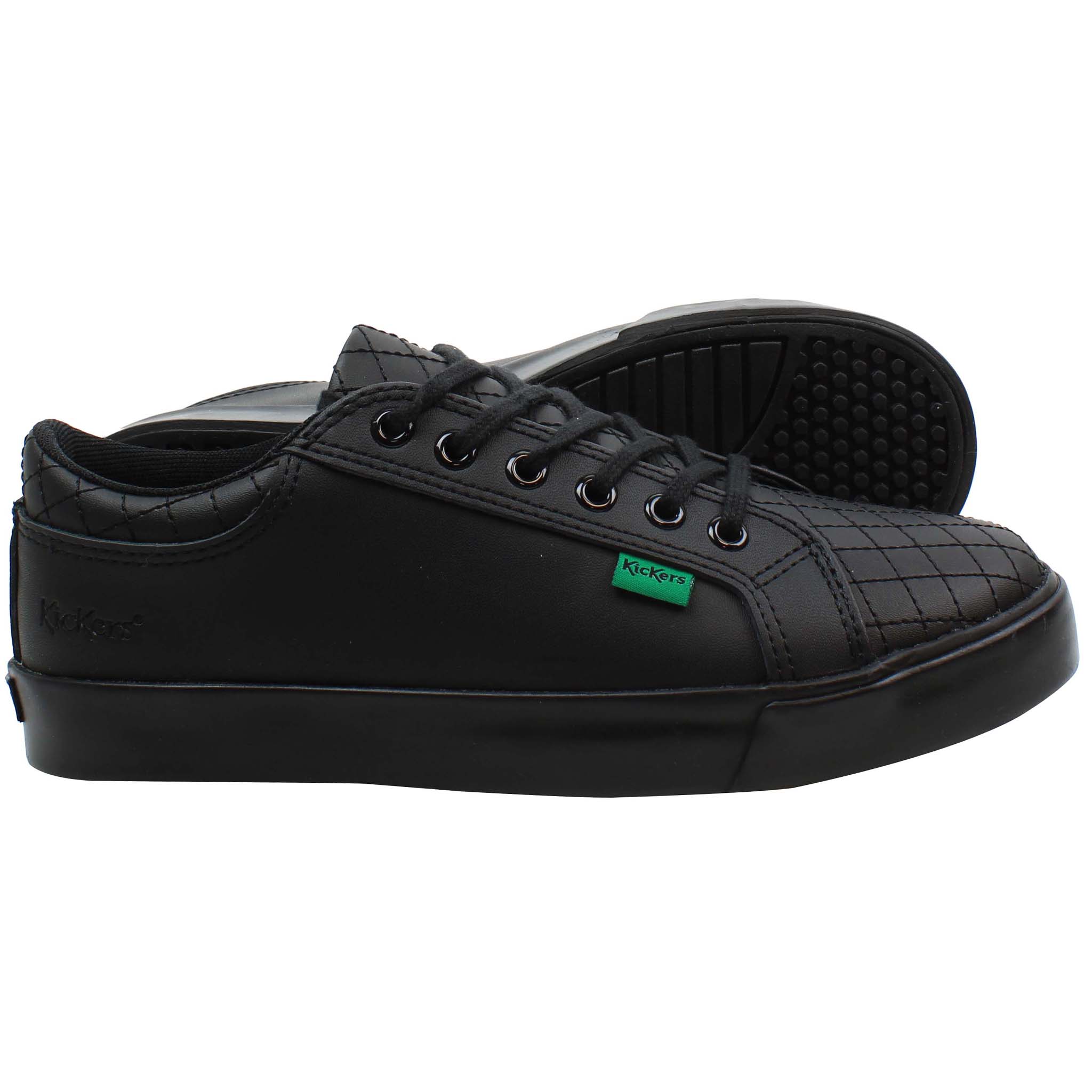 Kickers Tovni Y Quilt Kids Black Trainers