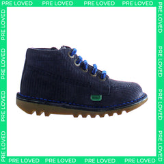 Kickers Kick Hi Kids Navy Boots NO BOX