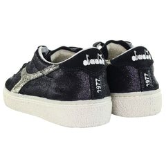 Diadora Montecarlo Glitter Dirty Womens Black Trainers