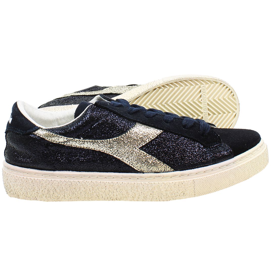 Diadora Montecarlo Glitter  Womens Navy Trainers