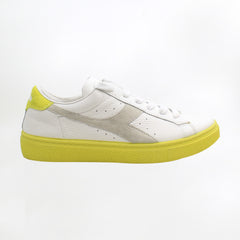 Diadora Montecarlo H Color Block Womens White/Tellow Trainers NO BOX