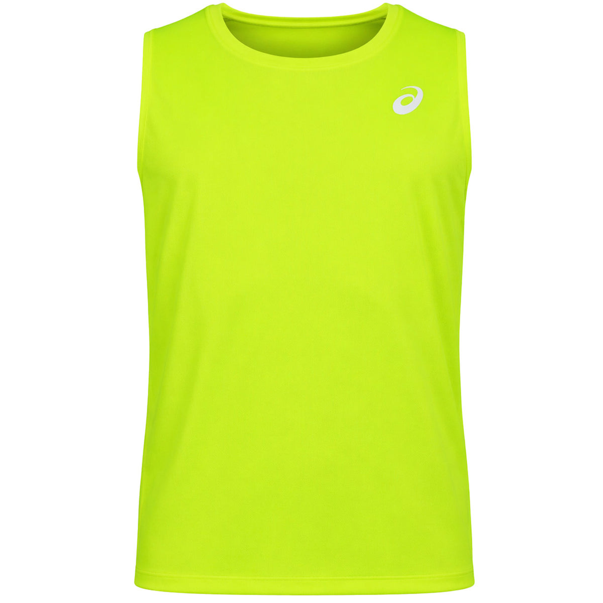Asics Core Logo Mens Yellow Singlet Vest