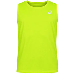 Asics Core Logo Mens Yellow Singlet Vest
