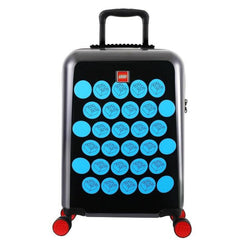 Lego 40L ColourBox Brick Dots Black/Blue Cabin Suitcase