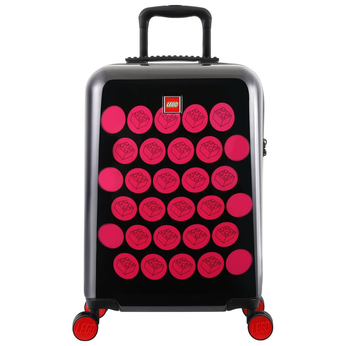 Lego 40L ColourBox Brick Dots Black/Pink Cabin Suitcase