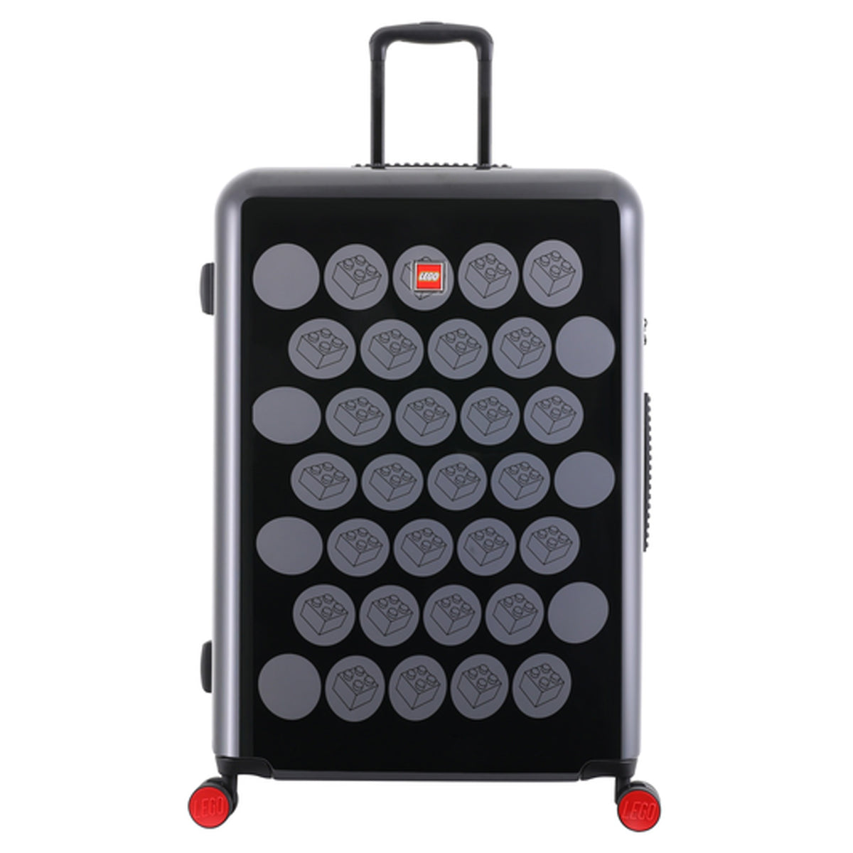 Lego 100L ColourBox Brick Dots Black/Grey Suitcase