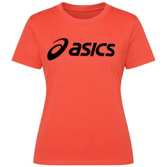 Asics Big Logo Womens Pink T-Shirt