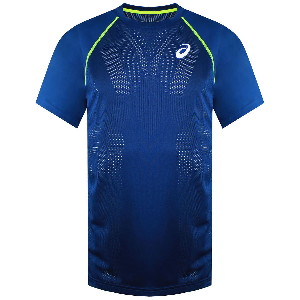 Asics Match Actibreeze Mens Blue Tennis Top