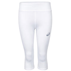 Asics Logo Womens White 3/4 Tennis Leggings