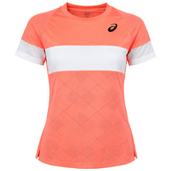 Asics Game Womens Coral Tennis T-Shirt