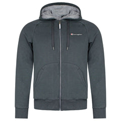 Champion Mens Grey Hooded Track Jacket