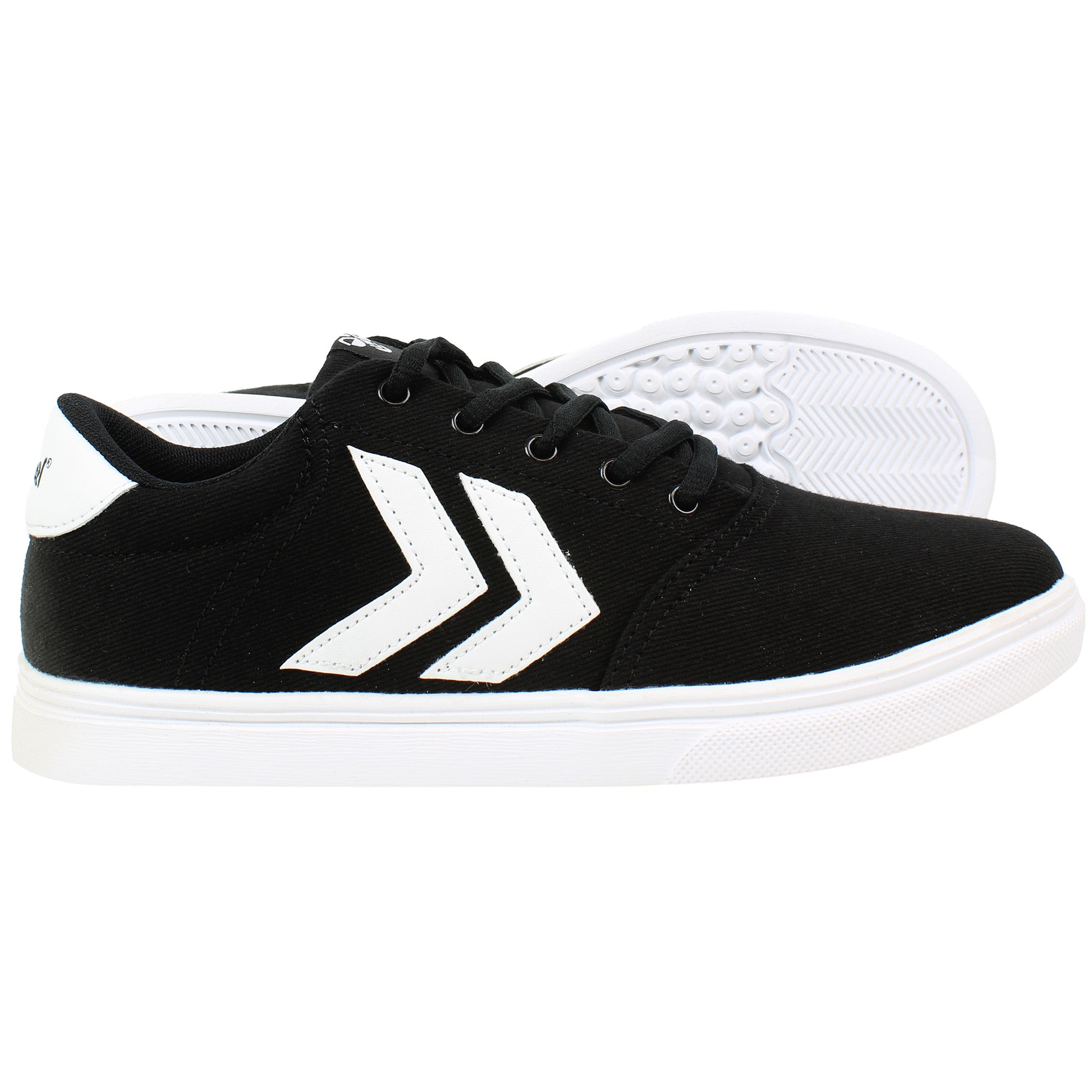 Hummel Essen Mens Black Plimsolls