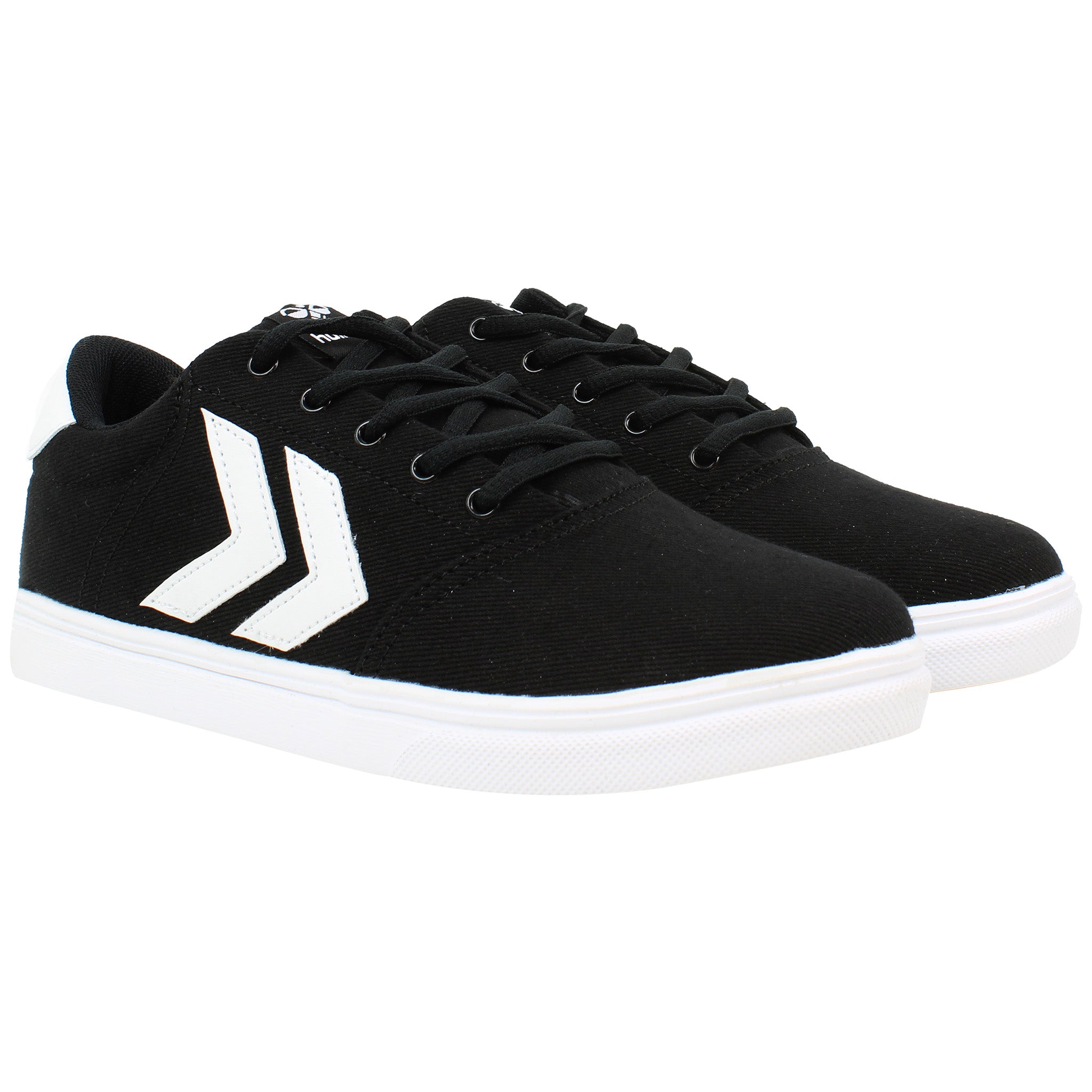 Hummel Essen Mens Black Plimsolls