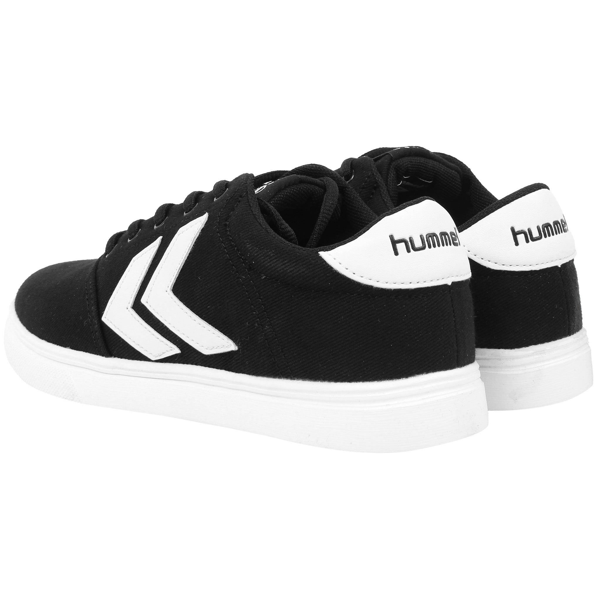 Hummel Essen Mens Black Plimsolls