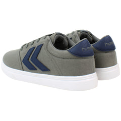 Hummel Essen Mens Grey Plimsolls