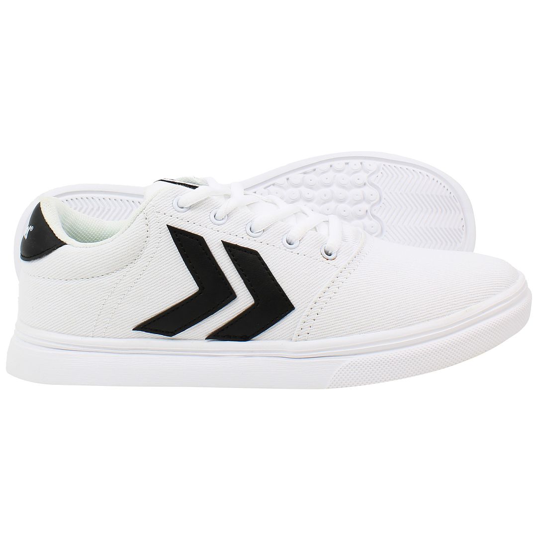 Hummel Essen Mens White Plimsolls