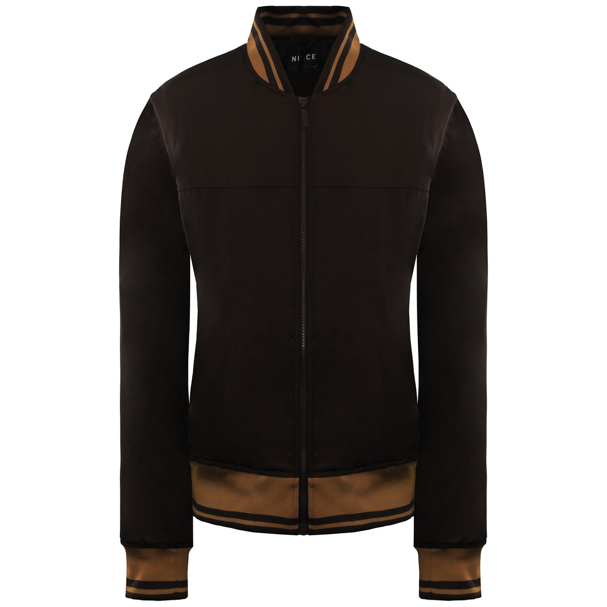 Nicce Able Womens Brown Bomber Jacket