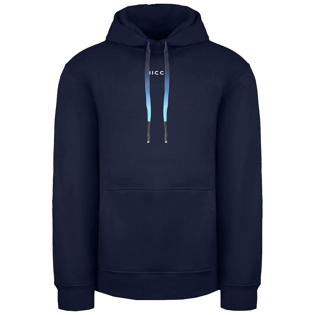 Nicce Oversized Mens Deep Navy Hoodie