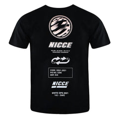 Nicce Type 3-21 Mens Black T-Shirt