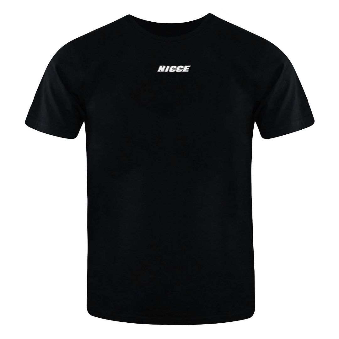 Nicce Type 3-21 Mens Black T-Shirt