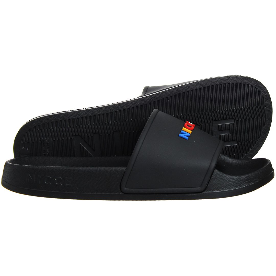 Nicce Dallas Mens Black Sliders