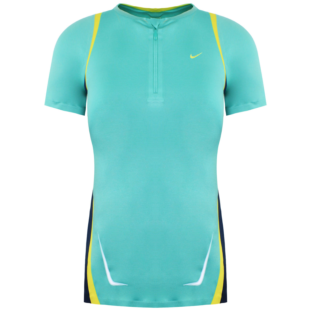 Nike Logo Womens Green Running Top