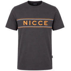 Nicce Cedar Mens Dark Grey T-Shirt