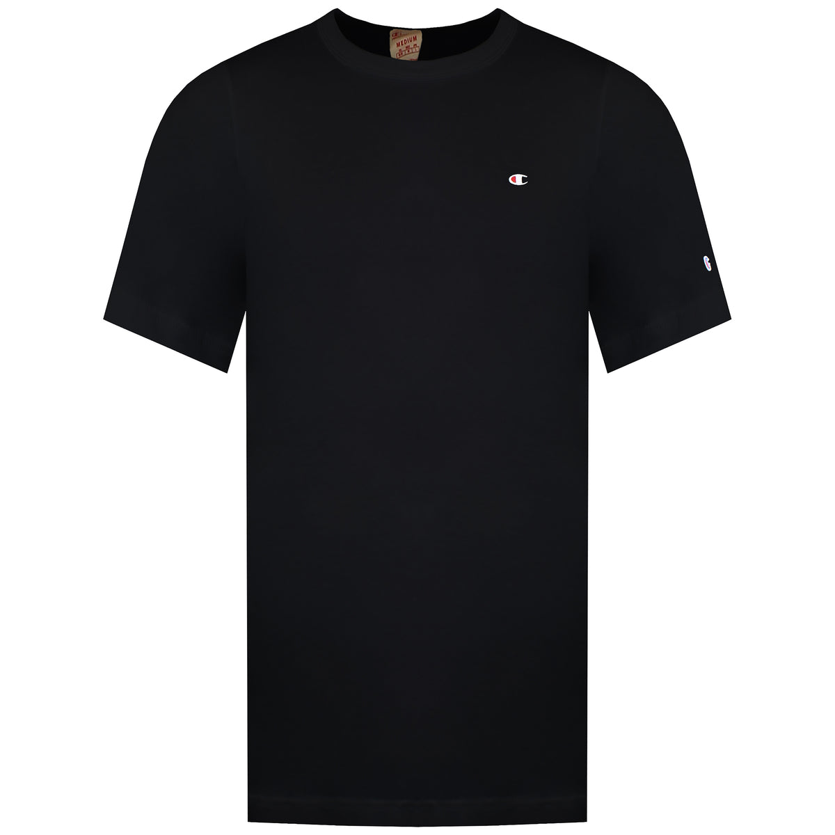 Champion Reverse Weave Mens Black T-Shirt