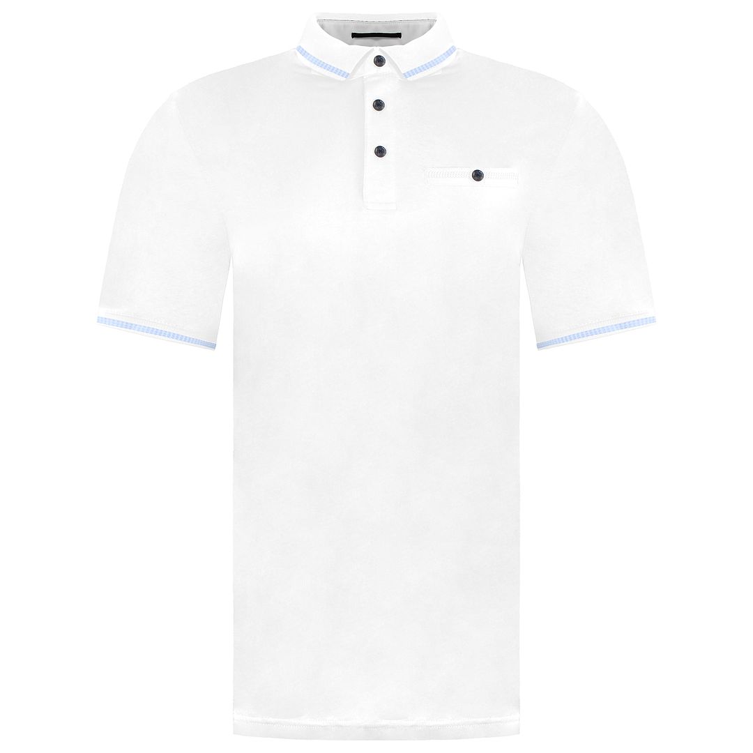 Ted Baker Tortila Mens White Polo Shirt