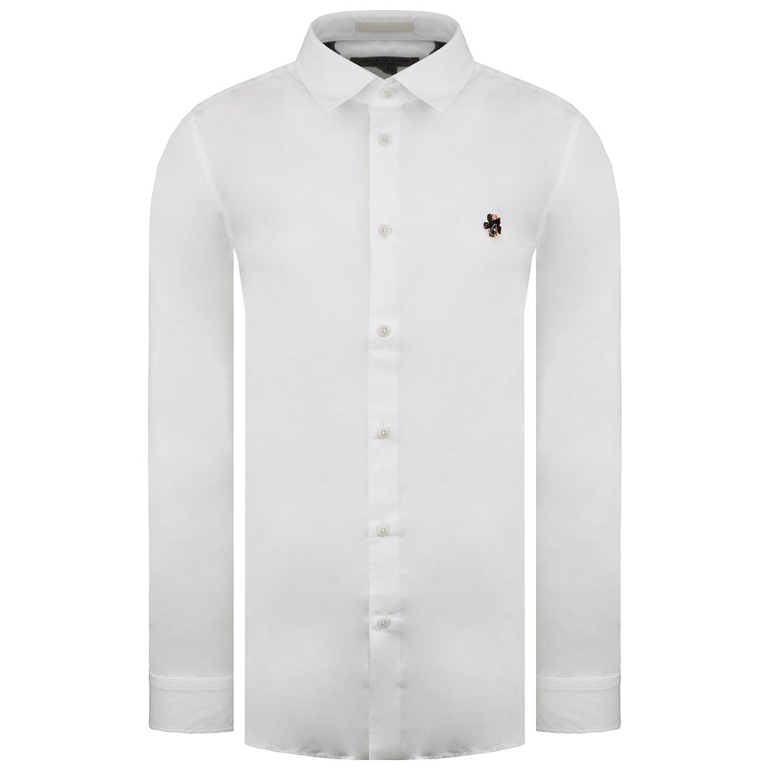 Ted Baker Fonik Mens White Poplin Shirt