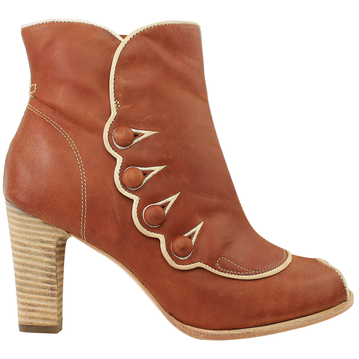Timberland Marge Peep Womens Brown Heel Boots