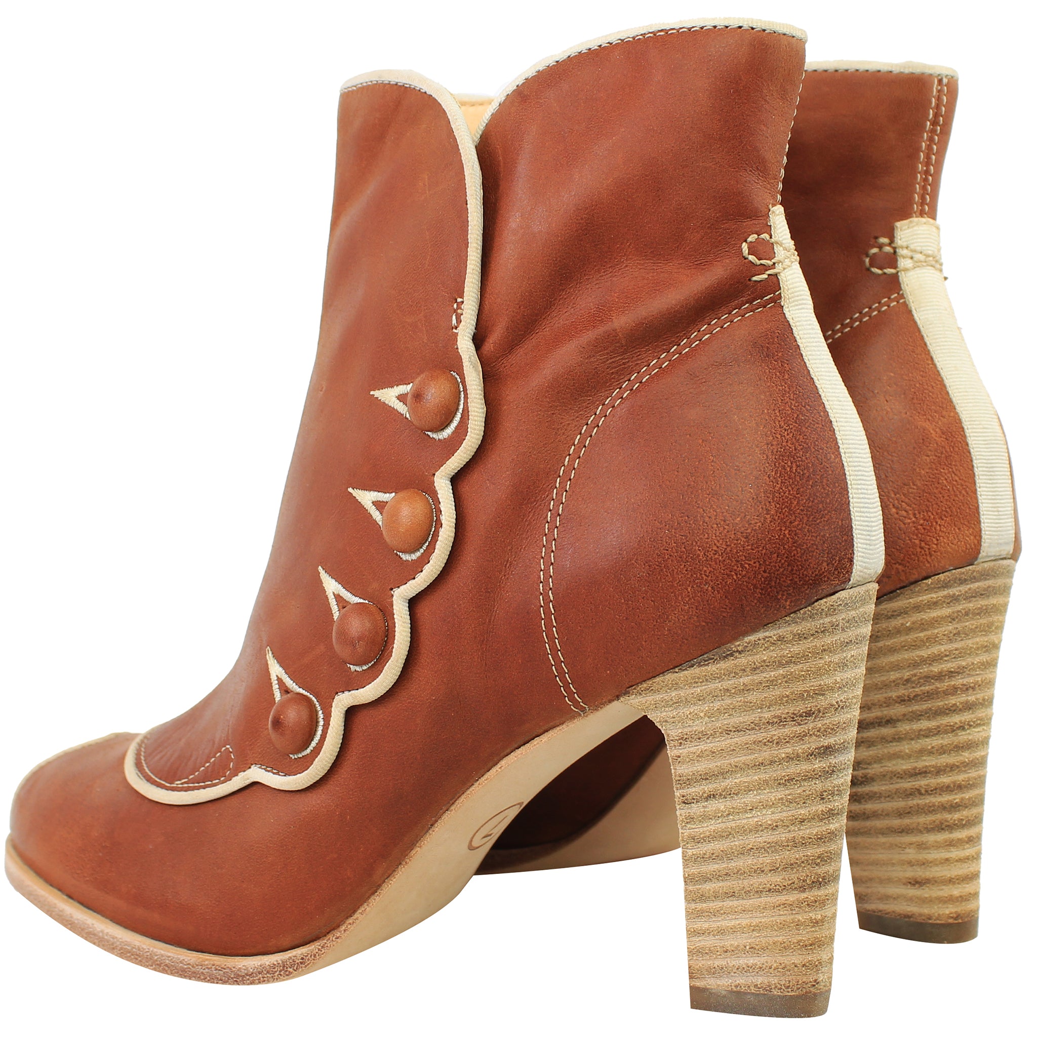 Timberland Marge Peep Womens Brown Heel Boots