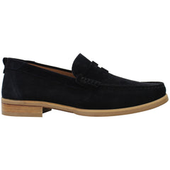 Ted Baker Alfey Mens Navy Moccasin Shoes