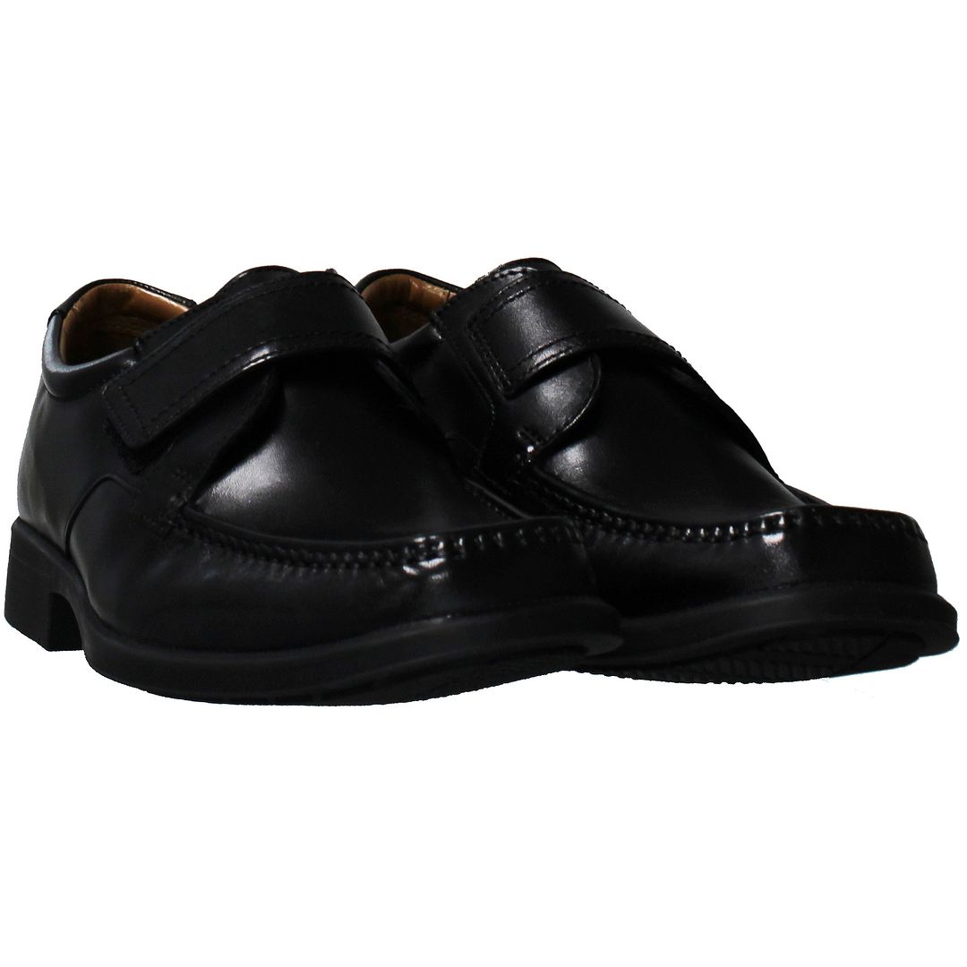 Clarks Huckley Roll Mens Black Shoes