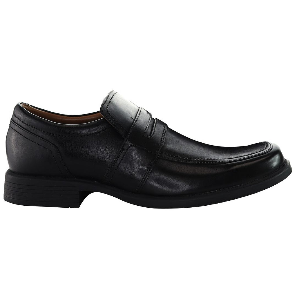 Clarks Huckley Work Mens Black Shoes