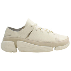 Clarks Trigenic Evo Womens White Trainers